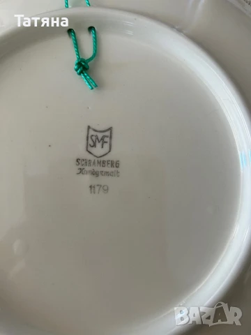 Чиния за стена SMF Schramberg , за интериор и колекция, снимка 3 - Колекции - 50915648