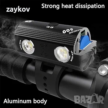 Volo Urbaneon 500 Компактен алуминиев акумулаторен фар за велосипеди, снимка 6 - Велосипеди - 53196234