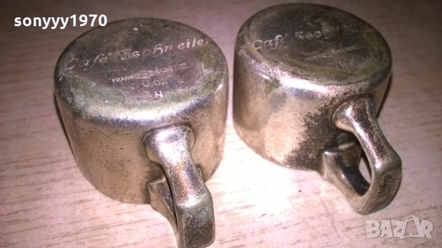 посребрени малки канички за сметана/мляко-внос швеицария, снимка 2 - Колекции - 27194492