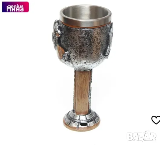 средновековен бокал- реплика, снимка 3 - Чаши - 48603638