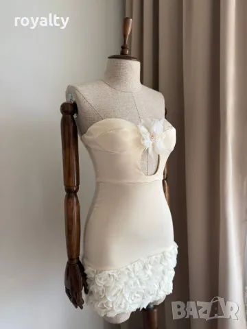 Дамска бяла рокля , снимка 5 - Рокли - 50267845