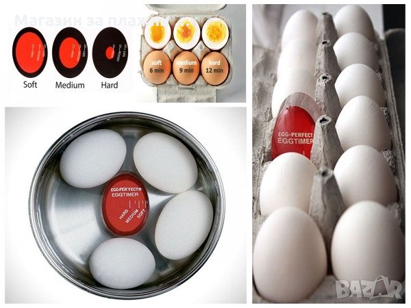 Таймер за варене на яйца с променящи се цветове, снимка 3 - Други - 26846794