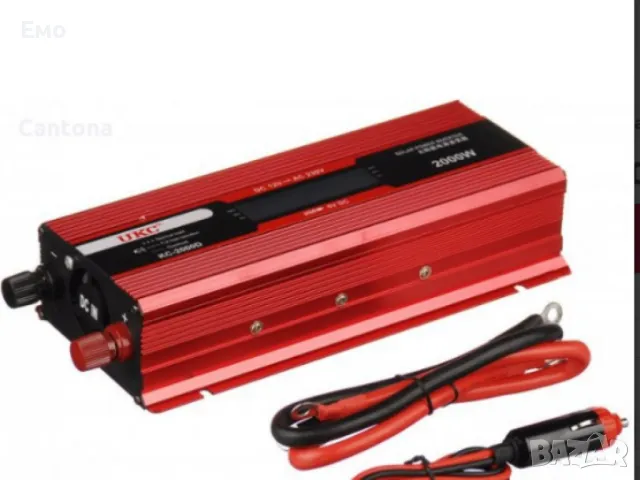 Инвертор UKC, с LCD дисплей - 1000W, 2000W, 500W - Гаранция 12 месеца , снимка 4 - Друга електроника - 48459278