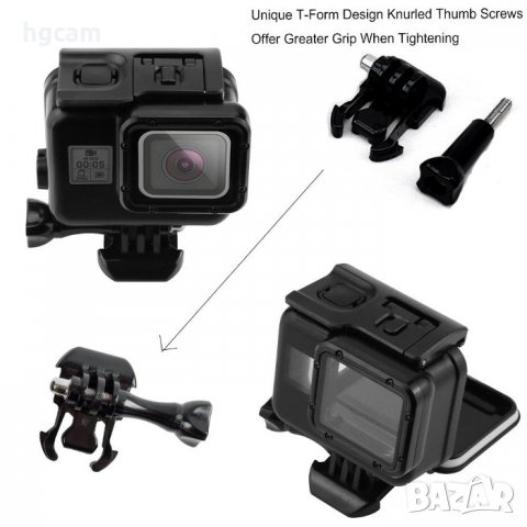 Водоустойчив корпус Black edition за GOPRO HERO 5/6/7/New(2018), снимка 3 - Камери - 27772919