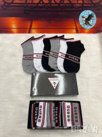 чорапи 6 чифта versace gucci tommy hilfiger Victoria's secrets lacoste , снимка 6 - Дамски чорапи - 51267026