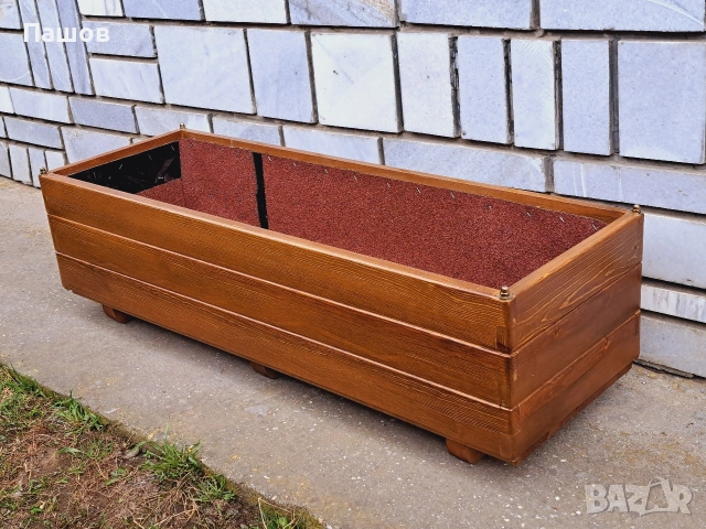 Дървени саксии [кашпи] от масив , снимка 10 - Декорация за дома - 53498504