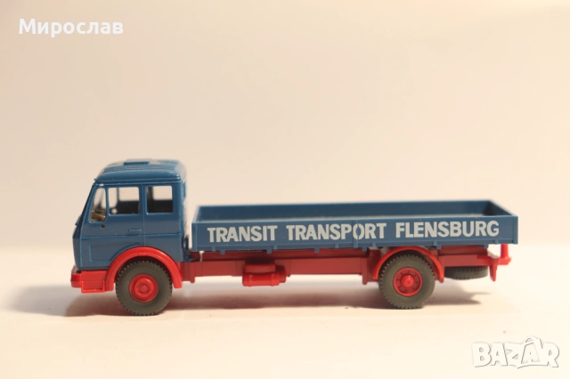 WIKING H0 1/87 MERCEDES РЕМАРКЕ КОЛИЧКА КАМИОН МОДЕЛ