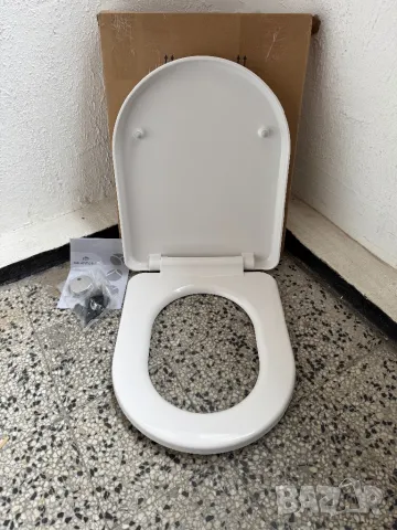 Тоалетна седалка Blumfeldt 10036244, Плавно Затваряне, Бяла!, снимка 1