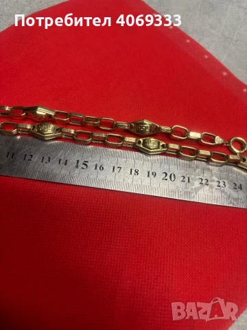 Златен ланец 14 к 26.14гр 62см, снимка 2 - Колиета, медальони, синджири - 51359754