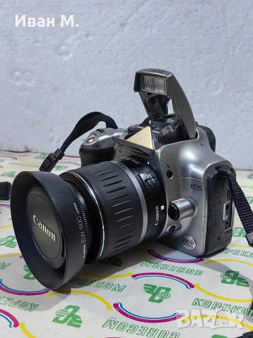 фотоапарат Canon EOS 300D , снимка 3 - Фотоапарати - 53509149