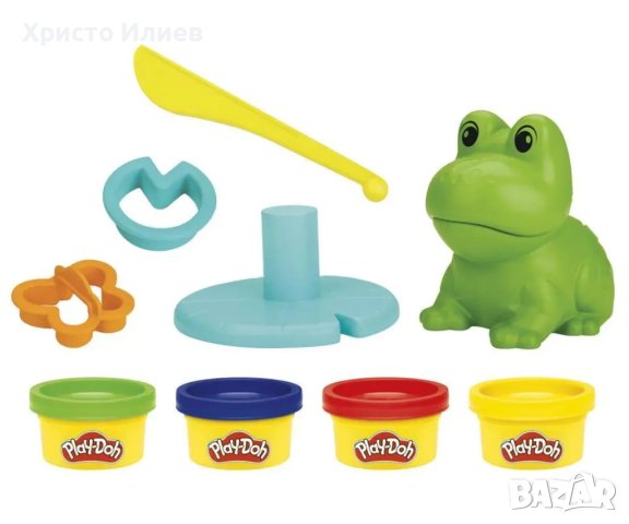 Play Doh - Комплект за игра жаба и пластелин Hasbro, снимка 3 - Пластелини, моделини и пясъци - 43726487