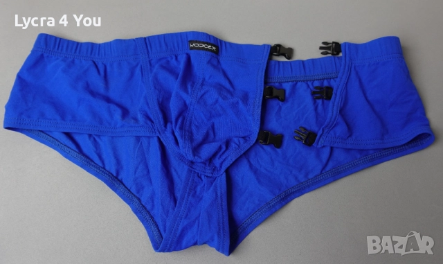 WOJOER XL немски сини слипове с предно разкопчаване, снимка 4 - Бельо - 51726999