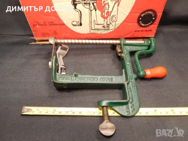 СТАРА РЕТРО НАСТОЛНА БЕЛАЧКА ЗА ЯБЪЛКИ WHITE MOUNTAIN USA, снимка 6 - Антикварни и старинни предмети - 49659050