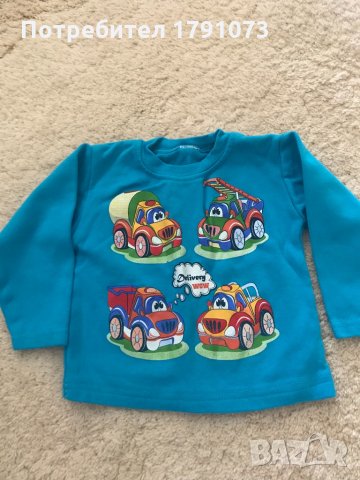 Бебешки блузки 12 месеца 80 см, снимка 2 - Бебешки блузки - 32411898