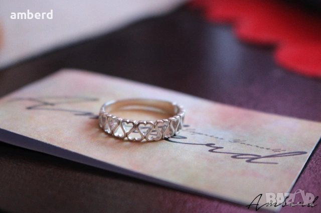 Сребърен пръстен - модел R022, снимка 3 - Пръстени - 53517637