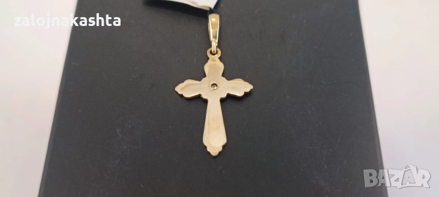 Златен кръст-1,15гр/14кр, снимка 3 - Колиета, медальони, синджири - 52648791