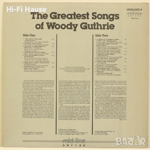 The Greatest Songs Of Woody Guthrie-Грамофонна плоча-LP 12”, снимка 2 - Грамофонни плочи - 38999403