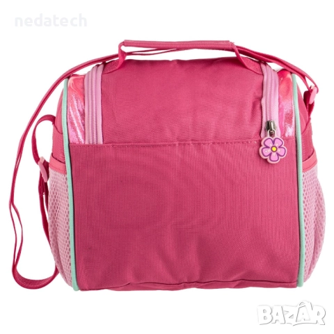 Термо чанта за обяд Fanatee с еднорог, Розов, 22x14x21 см., снимка 2 - Хладилни чанти - 51509277