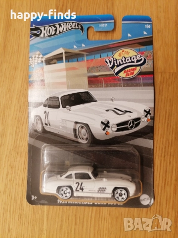 Hot Wheels 1954 Mercedes-Benz 300 SL от серия Vintage Racing Club, №1/6.
