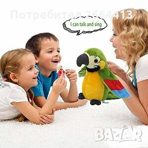 Говорещ папагал играчка, снимка 1 - Музикални играчки - 33351630