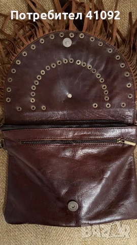 Чанта от естествена кожа Нова, снимка 3 - Чанти - 51343645