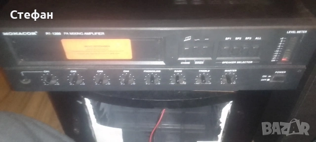 MONACOR -усилвател предназначен за 110 волтови тонколони , снимка 2 - Ресийвъри, усилватели, смесителни пултове - 53331679