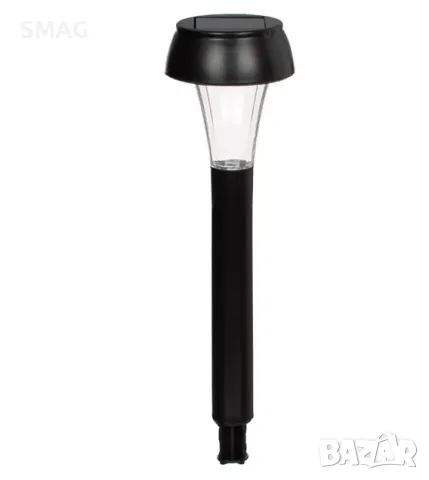 Слънчев соларен фенер лампа кръгъл черен 18.5см S_1220602, снимка 2 - Соларни лампи - 49901963