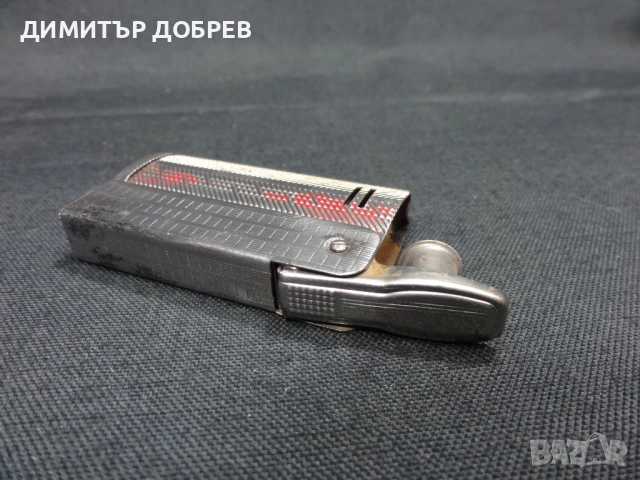 СТАРА РЕТРО БЕНЗИНОВА ЗАПАЛКА IMCO STREAMLINE 6800 AUSTRIA, снимка 5 - Антикварни и старинни предмети - 53280407