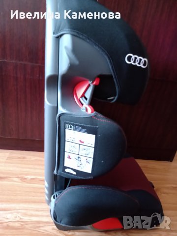 Оригинално столче марка Audi youngster plus, снимка 4 - Столчета за кола и колело - 33341409