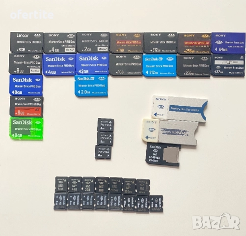 ✅ San Disk / Sony 🔝 PSP / M2 / Pro Duo