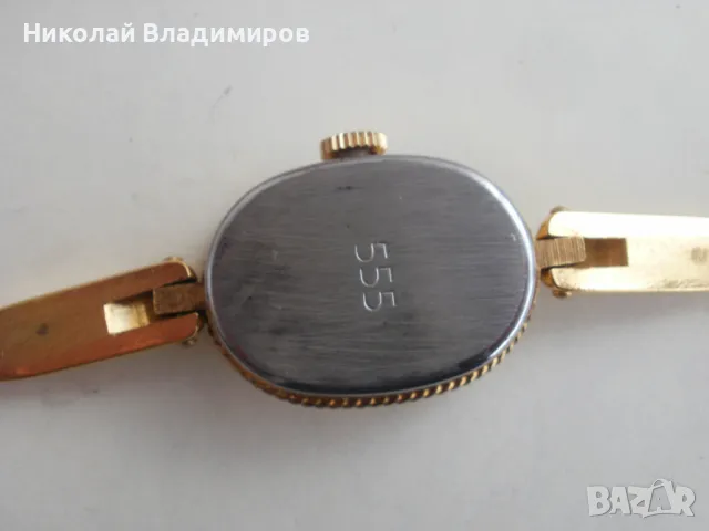 Руски дамски ръчен часовник позлатен, снимка 11 - Дамски - 49874505