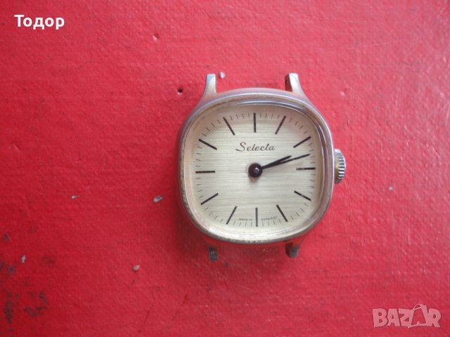 Позлатен часовник Selecta, снимка 7 - Дамски - 39940570