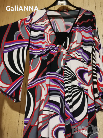 СТРАХОТНА ТУНИКА В СВЕЖИ ЦВЕТОВЕ РАЗМЕР 2XL , снимка 5 - Туники - 36573428