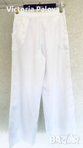 Луксозен панталон FREDA Канада,лен, снимка 4 - Панталони - 40530562
