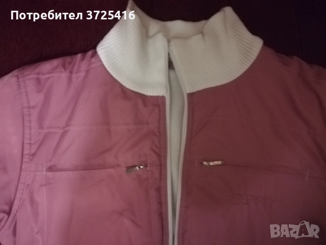 Ново дамско яке с 4 джоба с цип, размерът е L, но отговаря на М, с мека топла подплата, снимка 3 - Якета - 51872463