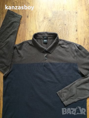 hugo boss - страхотна мъжка блуза КАТО НОВА 2ХЛ, снимка 3 - Блузи - 43256727
