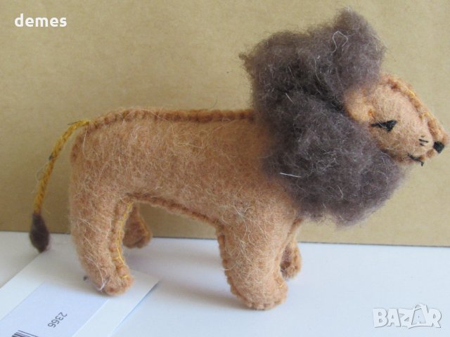 Цар Лъв-екологично чиста играчка от филц, ръчна изработка, снимка 2 - Други - 27467450