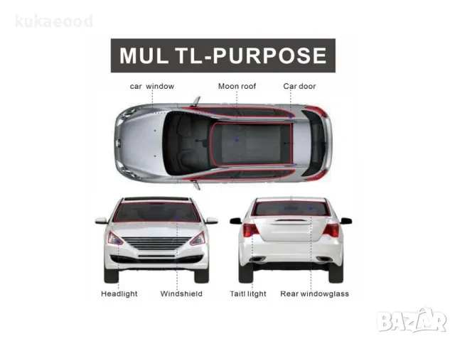 Битумно лепило (Бутилово уплътнение) за фарове , снимка 3 - Части - 50018202