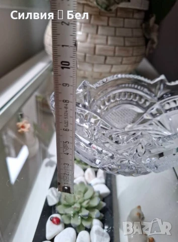 Ретро кристална купа , снимка 6 - Аксесоари за кухня - 50867456