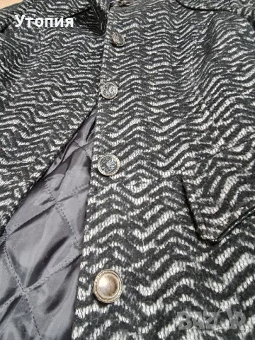 Елегантно палто вълна/полиестер N46, снимка 2 - Палта, манта - 47668259