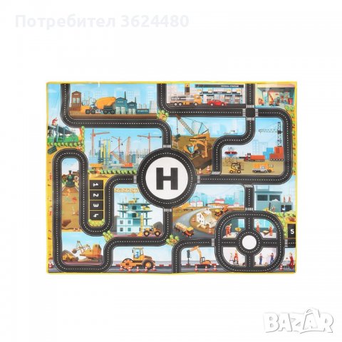  детско килимче за игра с писта, снимка 3 - Други - 40135655
