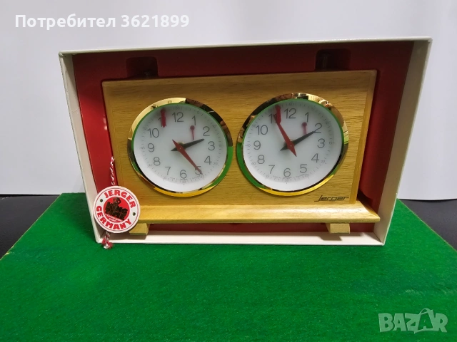 Стар механичен шахматен часовник , снимка 5 - Антикварни и старинни предмети - 53468882