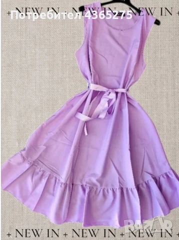 Нов модел летни рокли с коланче 💕S M L XL ☺️Най-ниска цена 🍀дължина до коляното-100см.✅26лв, снимка 8 - Рокли - 50454688