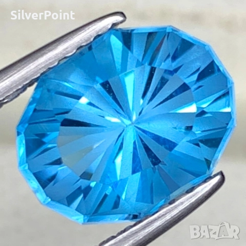 Син Топаз фензи шлифовка от САЩ , снимка 2 - Други - 52230966