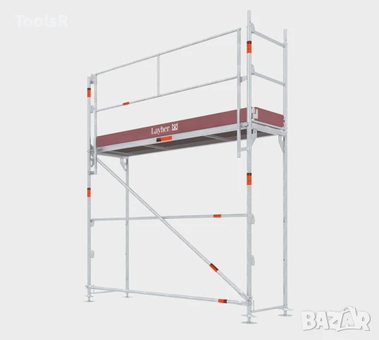 фасадно скеле, рамково, тръбно, външно, метално, Layher SpeedyScaf под наем, снимка 2 - Други инструменти - 50647627