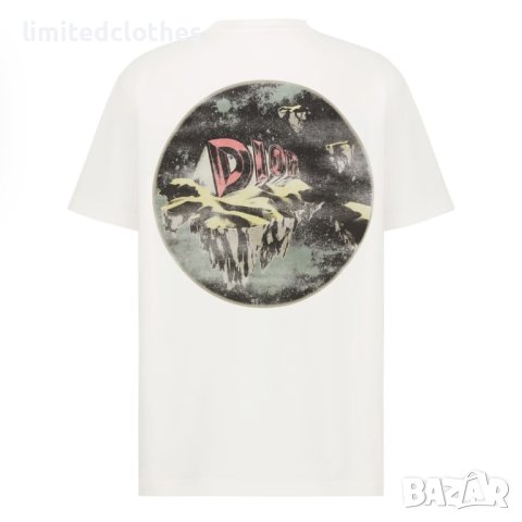 DIOR CD AsteroDior Slub Logo Print Мъжка Тениска size L (M) и XL (L), снимка 1 - Тениски - 43563819