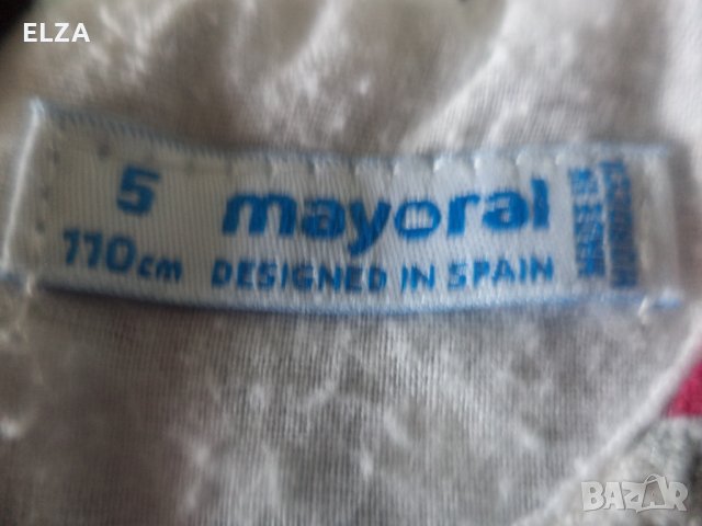 КАТО НОВА рокля  " MAYORAL " ръст 110см -15 лв, снимка 6 - Детски рокли и поли - 33034815