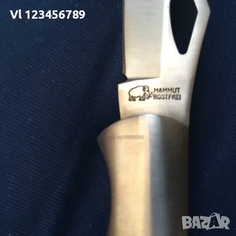 Сгъваем нож - Мамут 65 х 165, снимка 2 - Ножове - 50676800