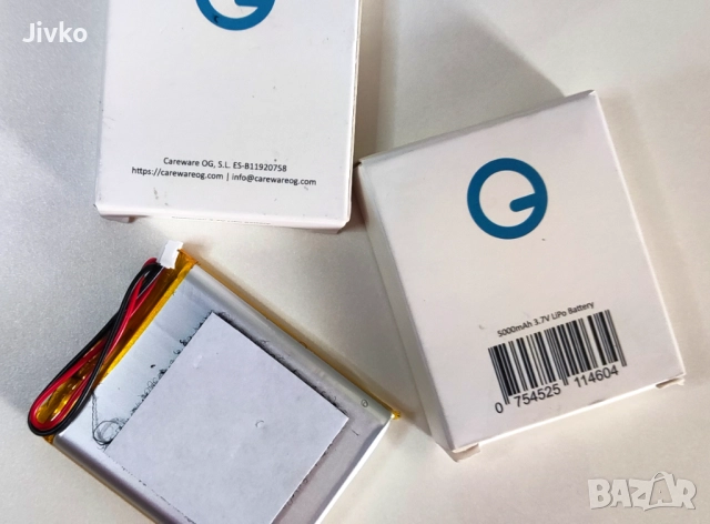 батерии 2бр - 3.7V и 5000mAh, снимка 4 - Друга електроника - 52142018