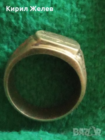 Пръстен стар бронзов 18226, снимка 3 - Декорация за дома - 33544656